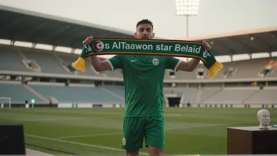 النجم الجزائري بلعيد يوقع مع التعاون السعودي
